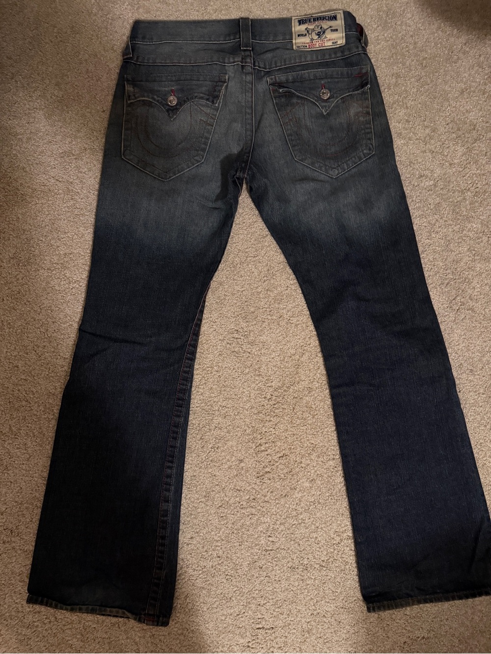 True Religion Billy Super T Flap Bootcut Jean - Picture 2 of 8